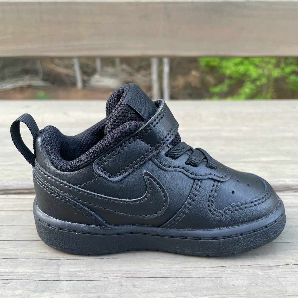 Nike Court Borough Low 2 in black Toddler Shoes size 5C - Picture 10 of 16